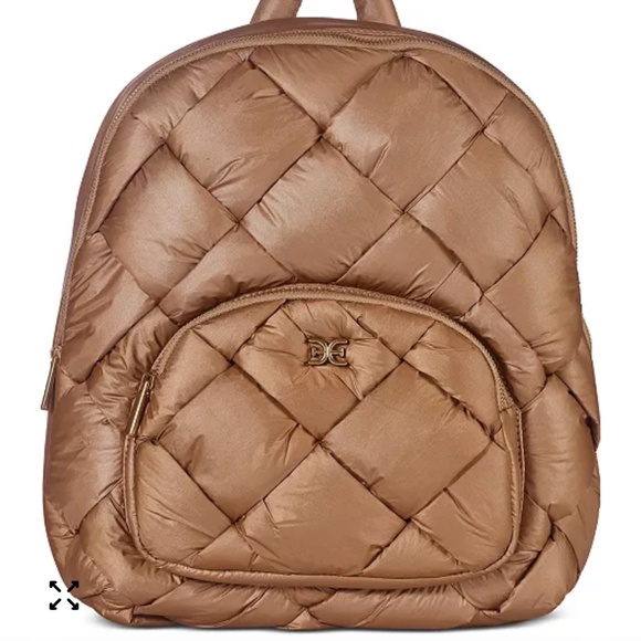 New Sam Edelman Jianna Woven Nylon Large Backpack - Picture 1 of 2